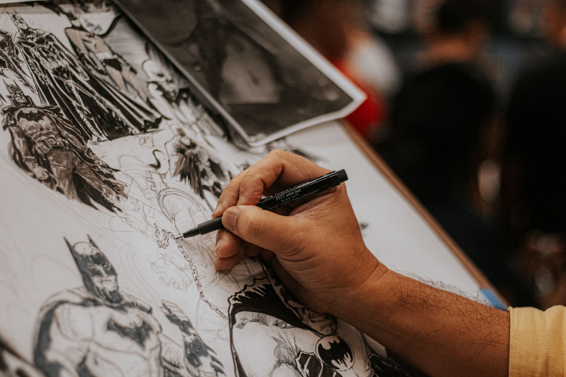 Artist studio and artwork